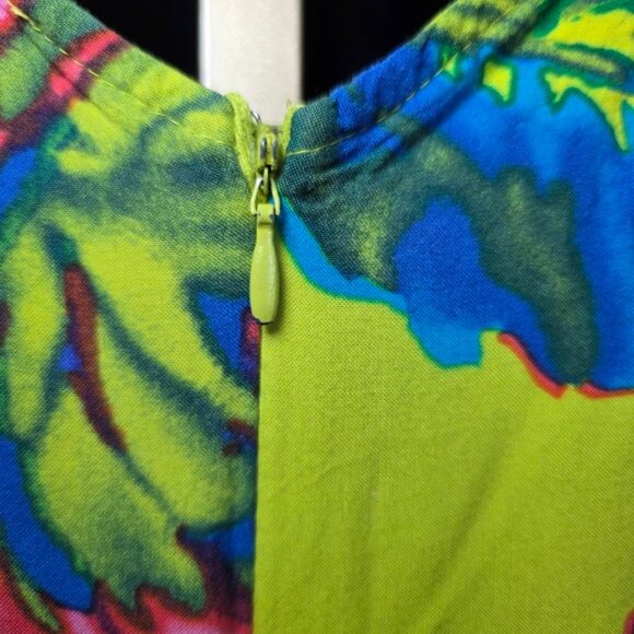 Ivy Street Big Floral Print Harem Jumpsuit L - Picture 7 of 9